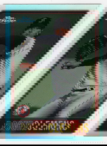 1997 TOPPS CHROME REFRACTOR ROGER CLEMENS # 126 HOF