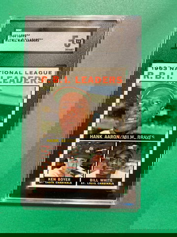 1964 Topps RBI Leaders Hank Aaron # 11 