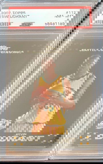 2007 Topps Kevin Durant #112 PSA 8