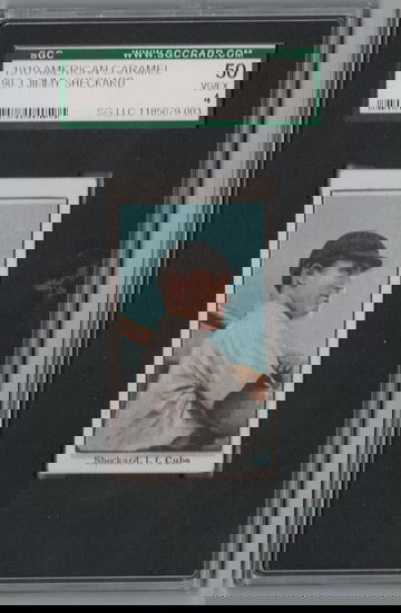 1910 American Caramel E90-3 Jimmy Sheckard SGC 50 VG/EX