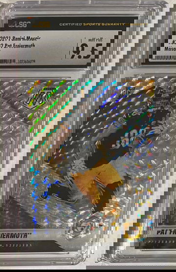 2021 Mosaic Pat Freiermuth Rookie Mosaic Parallel CSG 9.5 Steelers