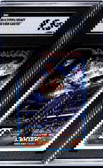 2024 Topps Update Evan Carter #US58 RC SGC 9.5