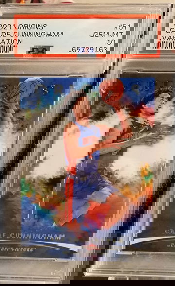 2021-22 Origins #51 CADE CUNNINGHAM Variation SP RC PSA 10 Rookie Pop 1 Pistons