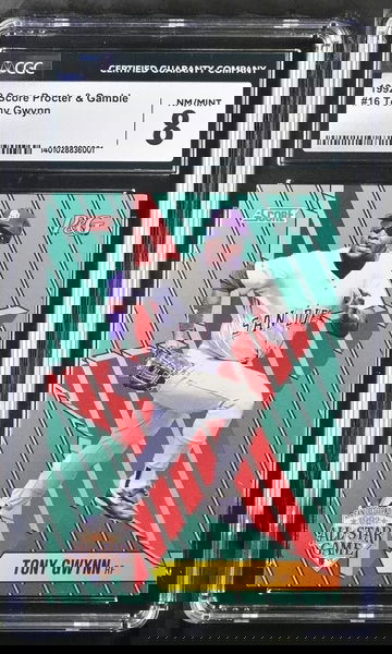 1992 Score #16 Tony Gwynn Procter & Gamble CGC 8 San Diego Padres