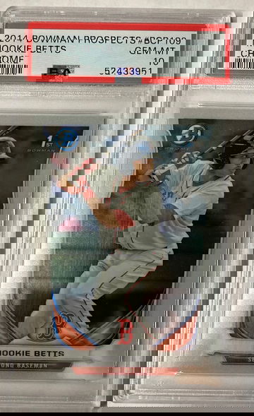 2014 Bowman Chrome Mookie Betts psa 10