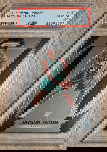 Jayson Tatum 2017 Prizm #16 PSA 10