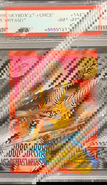 1996 Skybox Z-Force Kobe Bryant PSA 8