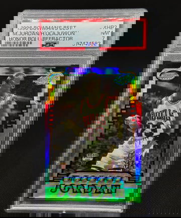 1996 Bowman’s Best Michael Jordan Honor Roll Refractor 