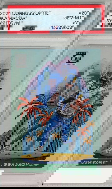 2024 PANINI DONRUSS OPTIC DOWNTOWN! PUKA NACUA #20 PSA 10 GEM MT