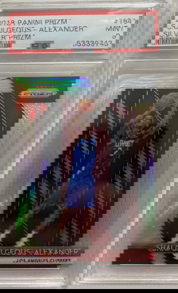 2018 Panini Prizm Shai Gilgeous-Alexander Silver PSA 9 MINT