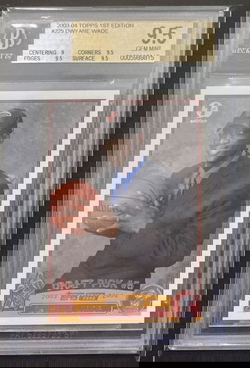 2003-04 Topps 1st First Edition #225 Dwyane Wade BGS 9.5 GEM MINT