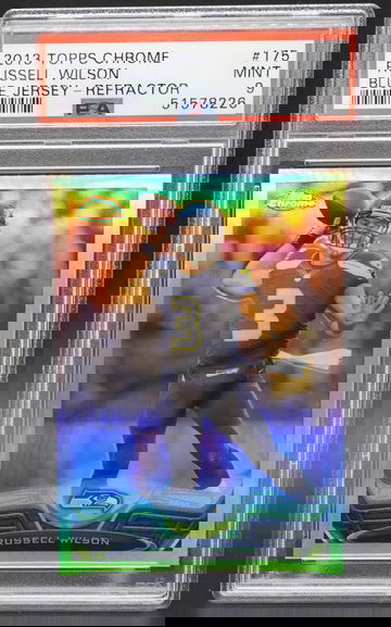 2013 Topps Chrome #175 Russell Wilson Refractor PSA 9