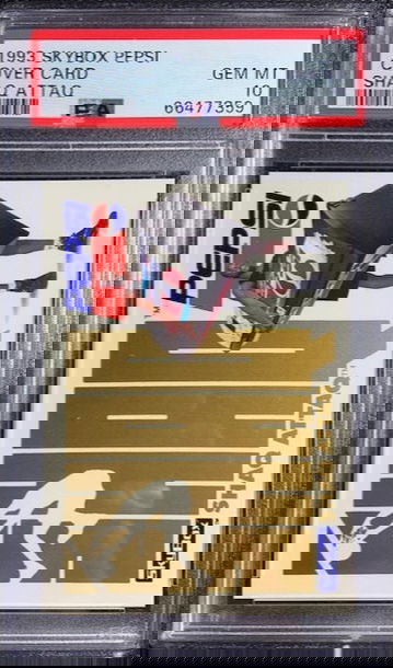 1993 SKYBOX PEPSI SHAQUILLE ONEAL SHAQ ATTACK PSA 10 POP 15 RC ROOKIE SCARCE HOF