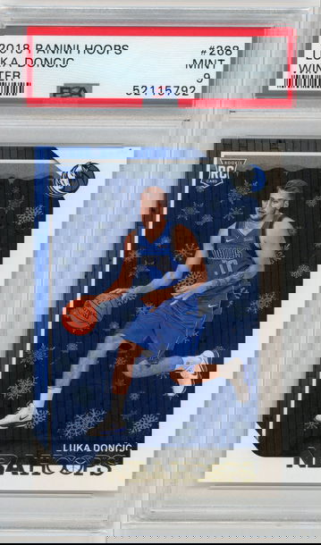 2019 Panini Hoops #268 Luka Doncic Winter RC PSA 9 Mint RC