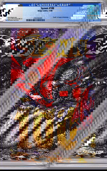 SPAWN #100 CGC 9.6 GREG CAPULLO TODD MCFARLANE COVER & ART DEATH OF ANGELA 2000