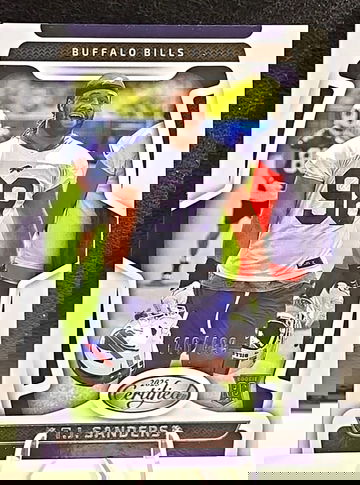 2025 Panini Certified  TJ Sanders RC  /499  Bills rookie 