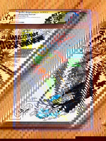 AMAZING SPIDER-MAN #298 CGC SS 9.4 1988 signed Micheline Parker Salicrup