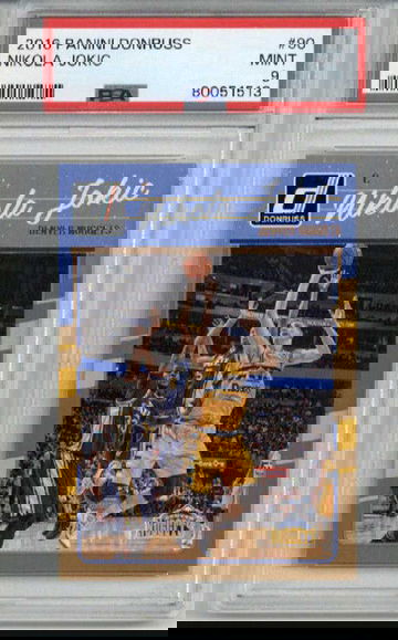 2016 PANINI DONRUSS #90 NIKOLA JOKIC CARD DENVER NUGGETS PSA 9 LOW POP