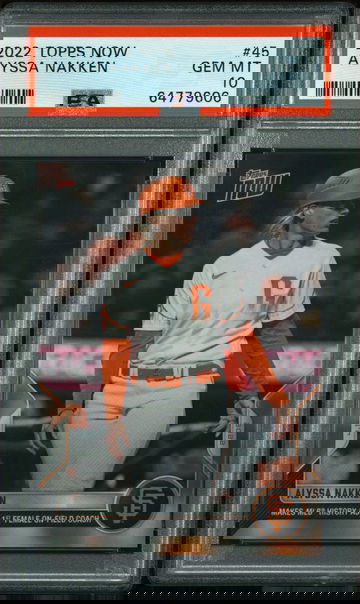 💎🧨 2022 MLB TOPPS NOW Card #45 ALYSSA NAKKEN FIRST FEMALE COACH ON FIELD 🦋🐡