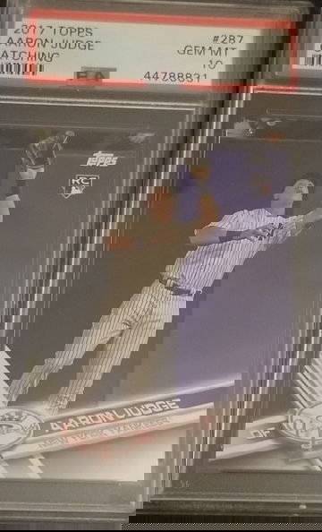 2017 Topps Aaron Judge RC #287 PSA 10 