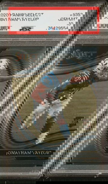 2020 Panini Select #353 Jonathan Taylor RC Rookie #353 Field Level PSA 10 Gem Mint