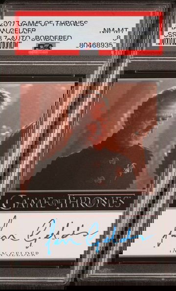 2017 Game of Thrones Ian Gelder SSN 7 Auto (Bordered) PSA 8 [NS-1B.15]