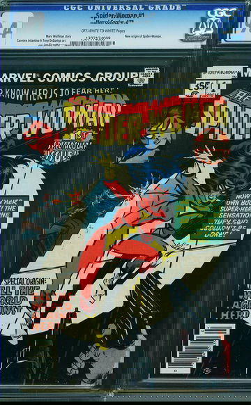 SPIDER-WOMAN #1, CGC 9.4 NM