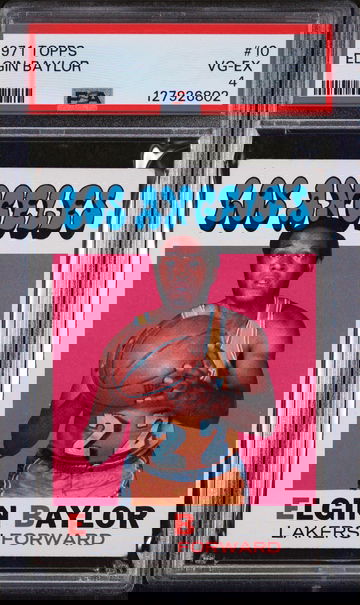 1971 Topps Elgin Baylor #10 PSA 4