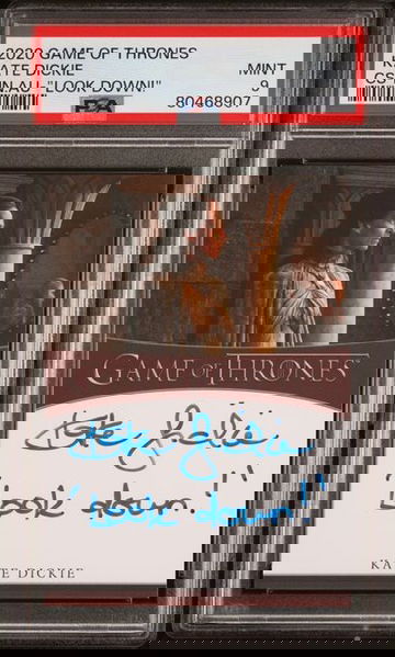 2020 Game of Thrones Kate Dickie CS Inscription Auto PSA 9 [NS-1A.47]