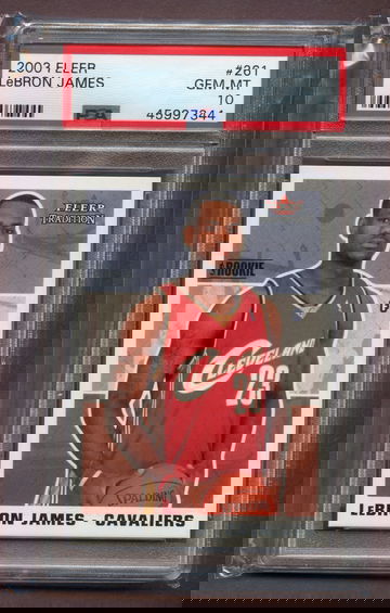 2003 Fleer Lebron James 261 PSA 10 