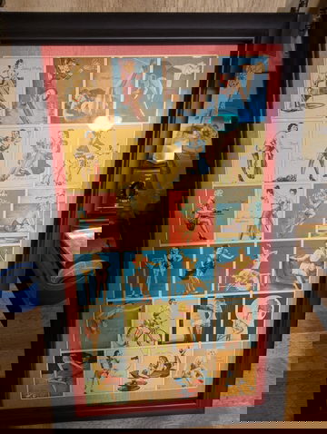 1944 Gum Inc. R59 American Beauties True Non Sport Cards 1/1 Uncut Sheet 24 Complete Set