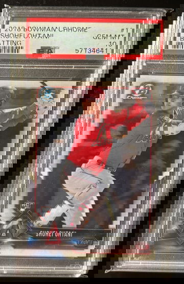 2018 Bowman Chrome Shohei Ohtani Batting #1 PSA 10 Rookie RC