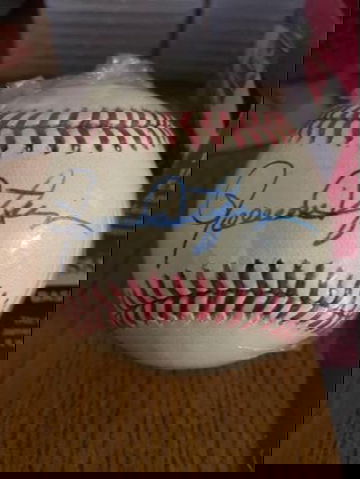 Rollie Fingers Autographed Baseball JSA Cert.  Ball Has Been Wrapped In Saran Wrap Since Signed.