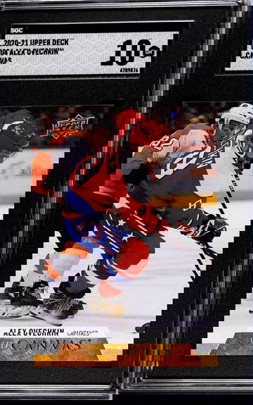 2020-21 Upper Deck Canvas #C204 Alex Ovechkin SGC 10