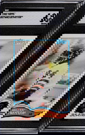 1982 Topps Football Walter Payton SGC 6