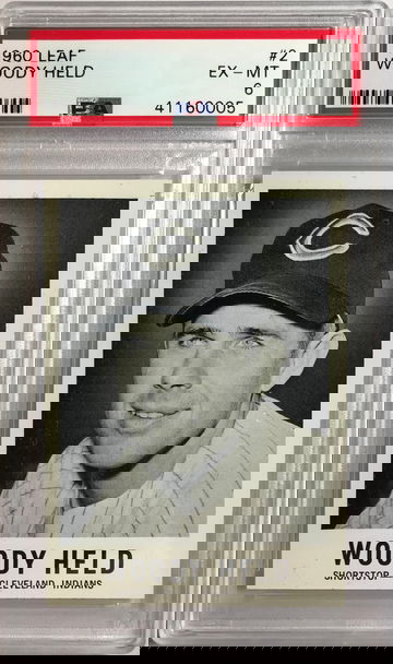 Woody Held 1960 Leaf #2 Cleveland Indians