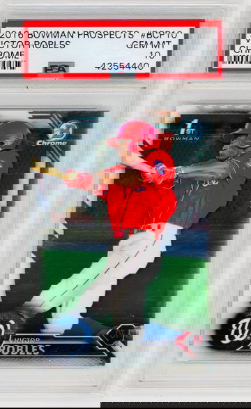 2016 Bowman Chrome Victor Robles 1st Bowman RC PSA 10