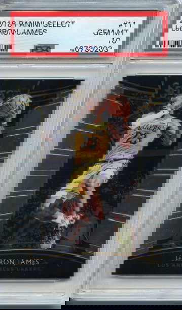 Lebron James Select Lakers PSA 10