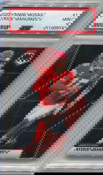 2020 Panini Mosaic Patrick Mahomes II PSA 9 Mint #1