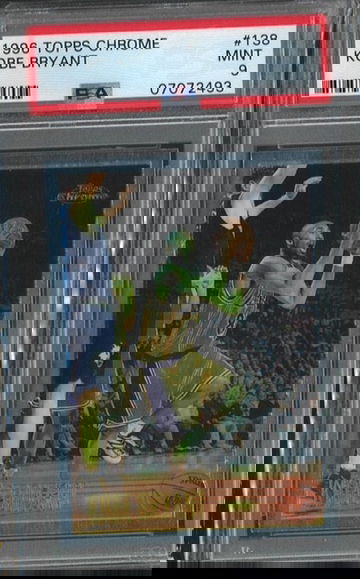 Kobe Bryant Topps Chrome PSA 9 ROOKIE  #138. 