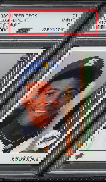 1989 Upper Deck #1 Ken Griffey Jr. PSA 9 Rookie RC HOF