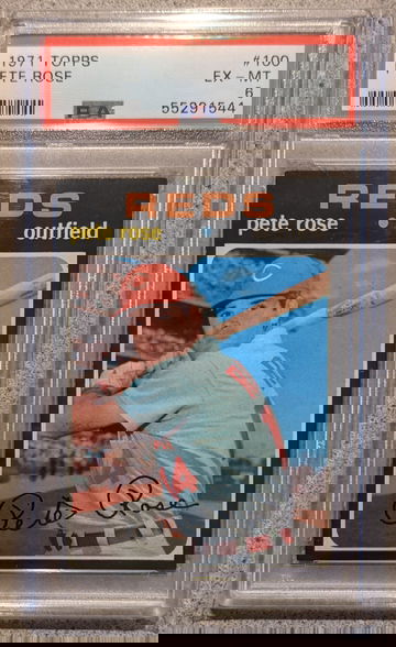 1971 Topps Pete Rose PSA 6 Centered