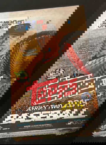 2015 Topps Baseball Series 2 Factory Sealed Hobby Box 36 packs 10 cards per pack