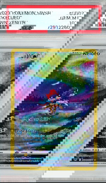 2023 POKEMON SWORD AND SHIELD CROWN ZENITH FA KELDEO #GG07 PSA 10 GEM MT