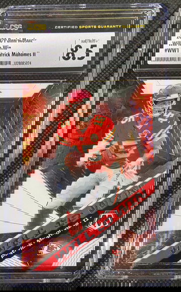 2020 Panini Mosaic Patrick Mahomes Will to Win CSG 8.5