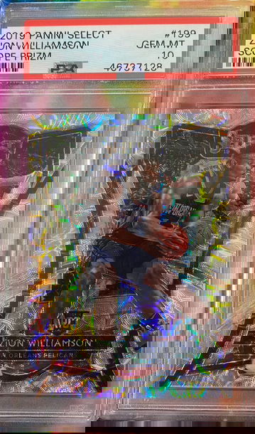 2019-20 Zion Williamson Select Scope Prizm Premier #199 Gem MT 10