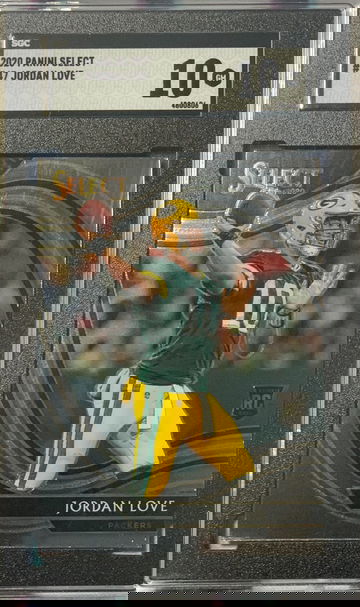 2020 Panini Select Jordan Love Field Level RC #347 SGC 10 Gem Mint