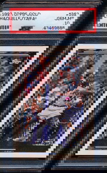 Shaquille O’neal 1992 Topps Gold PSA 10