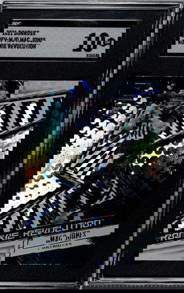 2021 Donruss MAC JONES Rookie Revolution Insert #REV-MJO RC SGC 10 Gem Mint  SGC 10 Gem Mint.  