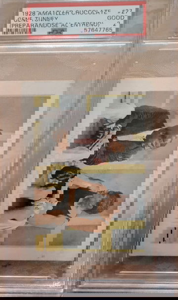 1928 Amatller Chocolate Gene Tunney